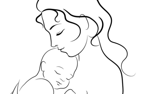 Рисунок маме на день матери