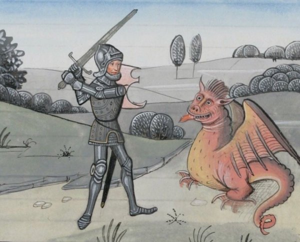 Страдающее средневековье рыцарь