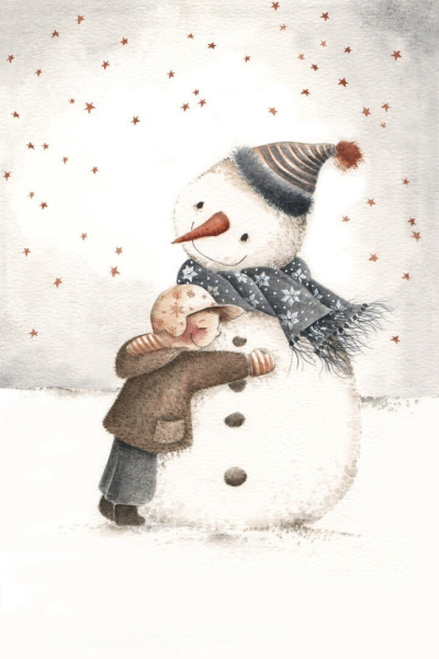 Милые зимние иллюстрации