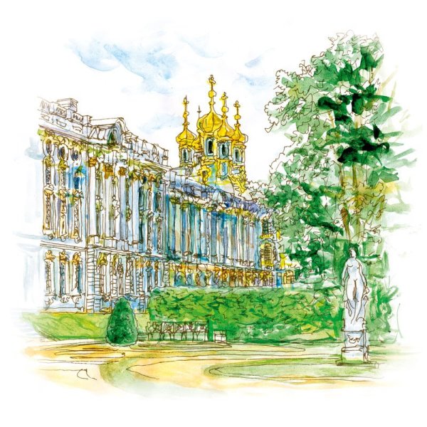 Пушкин Царское село зарисовки