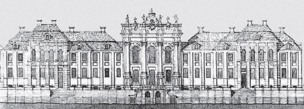 Екатерининский дворец Растрелли план