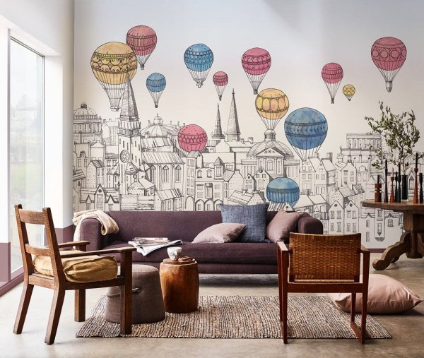 Стильные фотообои на стену