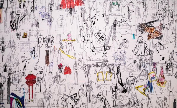 Красивый фон для дизайнера одежды