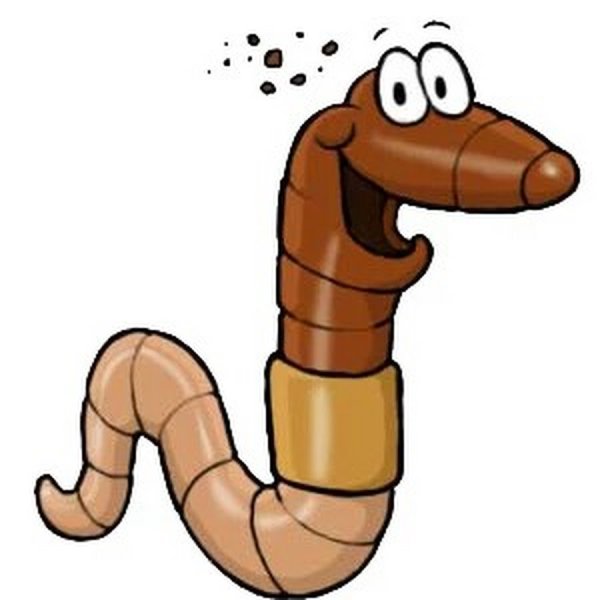 Мультипликационный червяк