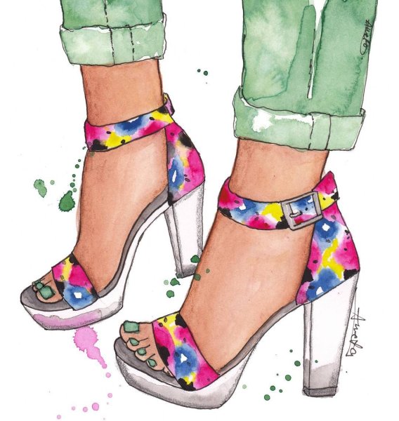 Обувь рисунок