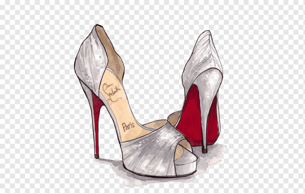 Туфельки нарисованные