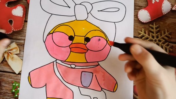 Уточка лалафанфан раскраска лалафанфан