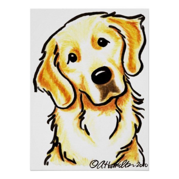 Лабрадор мультяшный