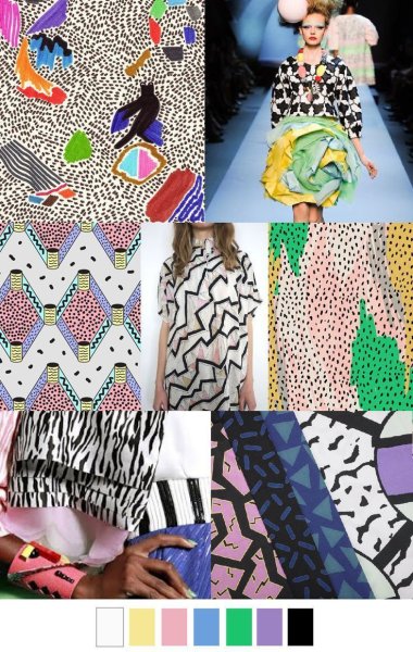 Модные принты на ткани