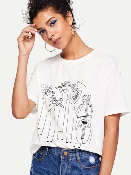 Модные современные футболки