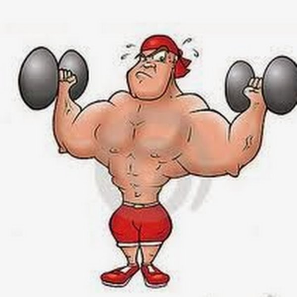 Смешной силач