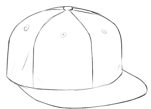 Кепка спереди референс