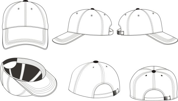 Бейсболка раскраска