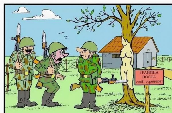 Карикатуры про армию смешные