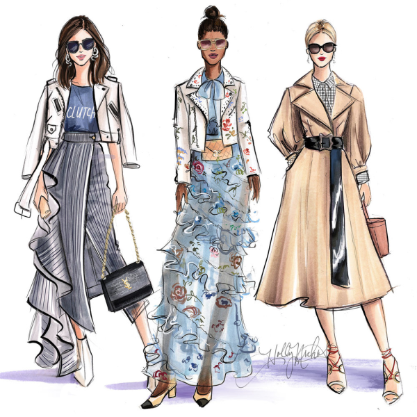 Holly Nichols Fashion иллюстрации