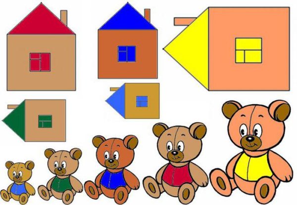 Разложи по величине