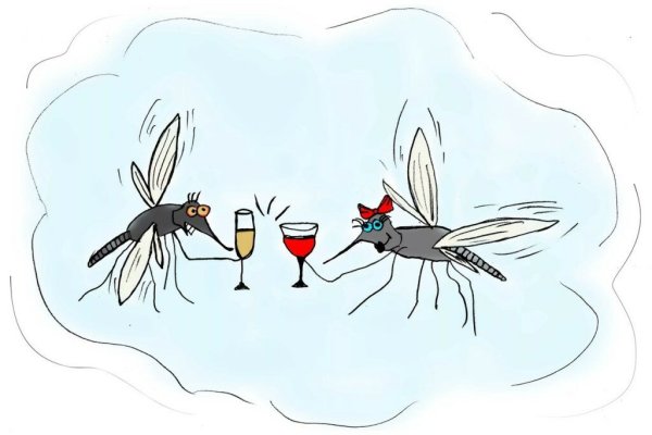 Прикольный комар