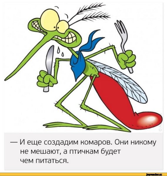 Смешной комарик