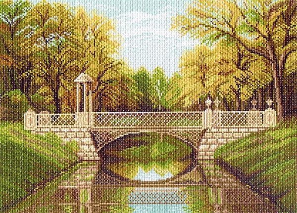Вышивка крестом мосты