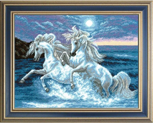 Морская пена вышивка