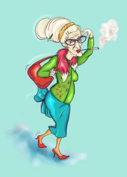 Мультяшные старушки