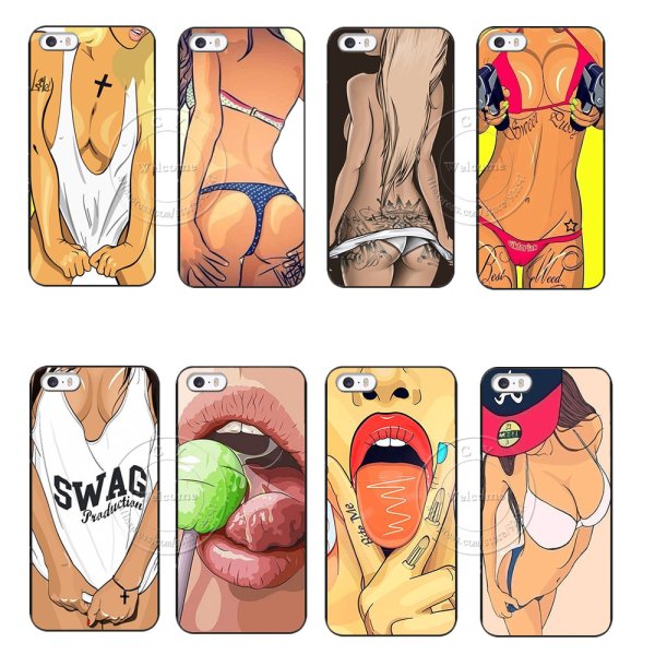 Чехол с девушкой