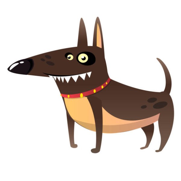 Doberman cartoon