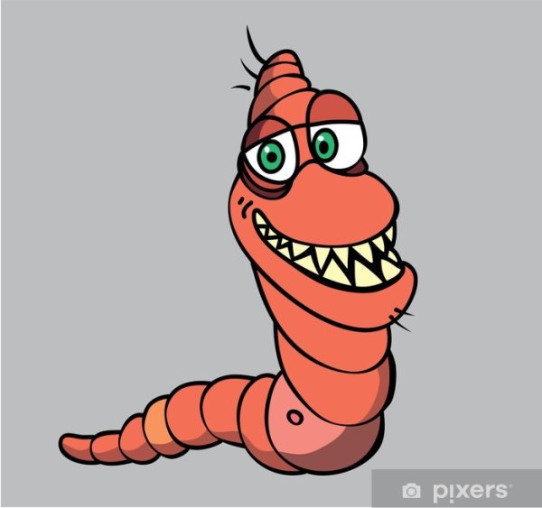 Прикольные червячки