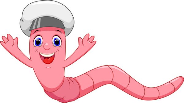 Червяк машет