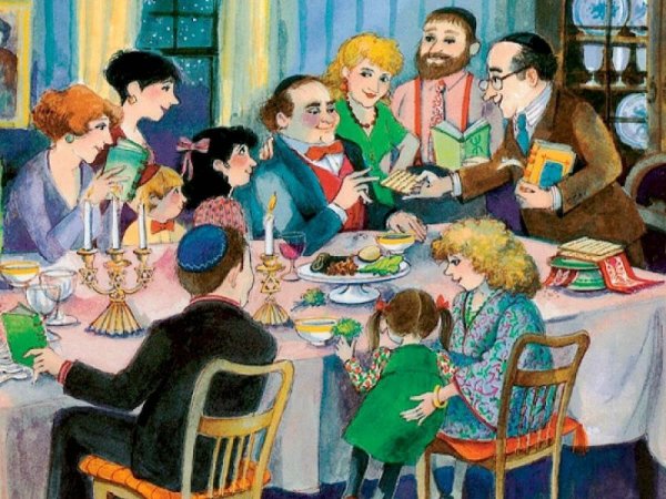 Песах Седер картина художника