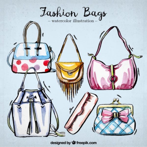 Эскиз одежды сумка