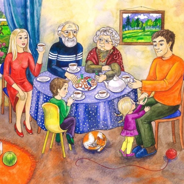 Семья картинки для детей