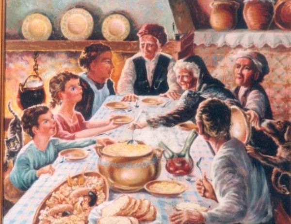 Трапеза на Руси