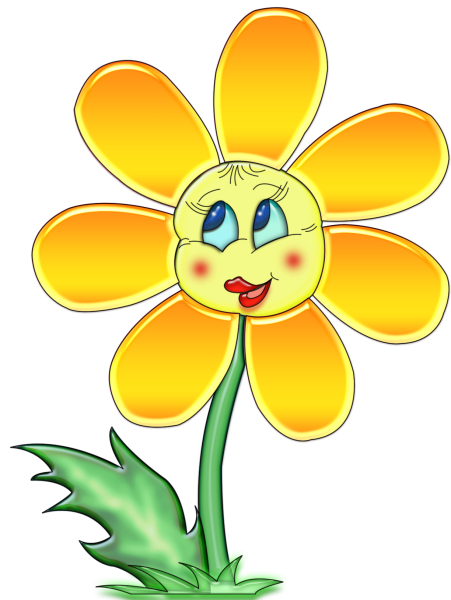 Цветочки с мордашками