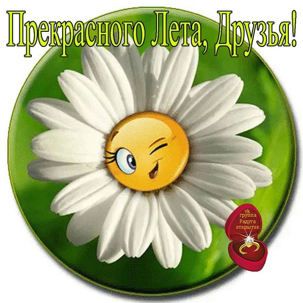 Ромашка смайлик