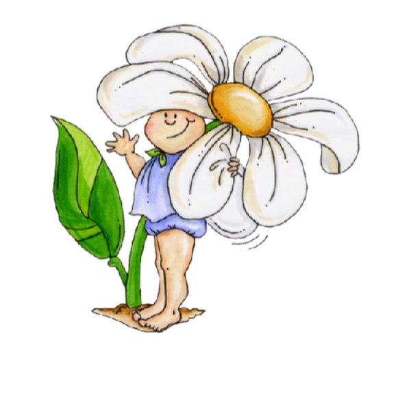 Ромашка мультяшка