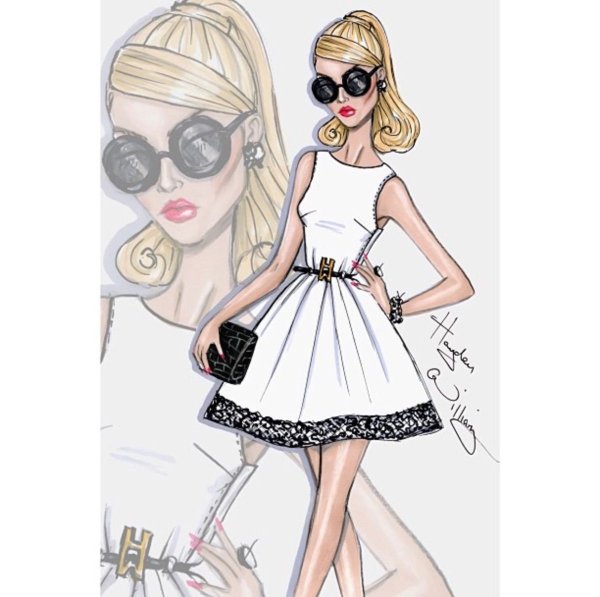 Стильные рисунки на одежде