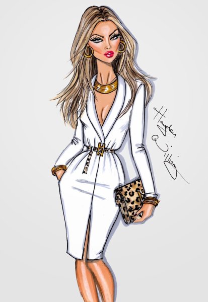 Нарисовать девушку