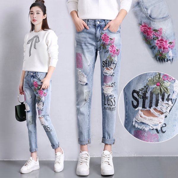 Модные нашивки на джинсы