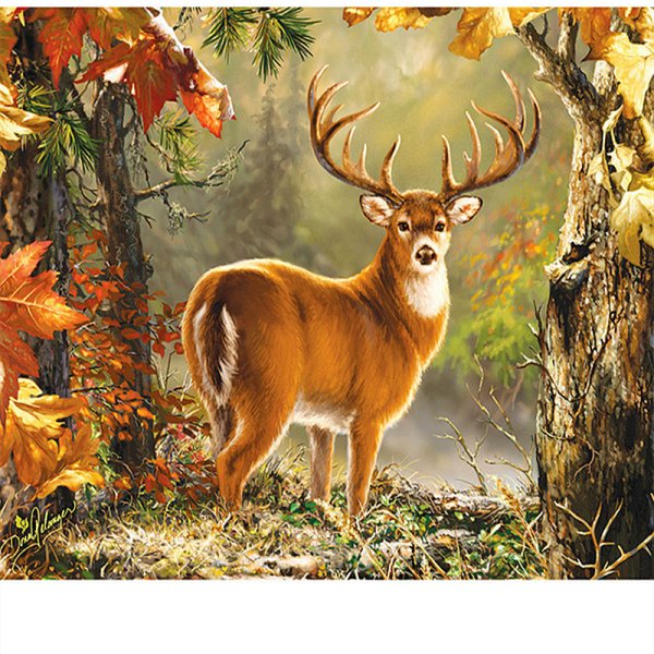 Олень осенью