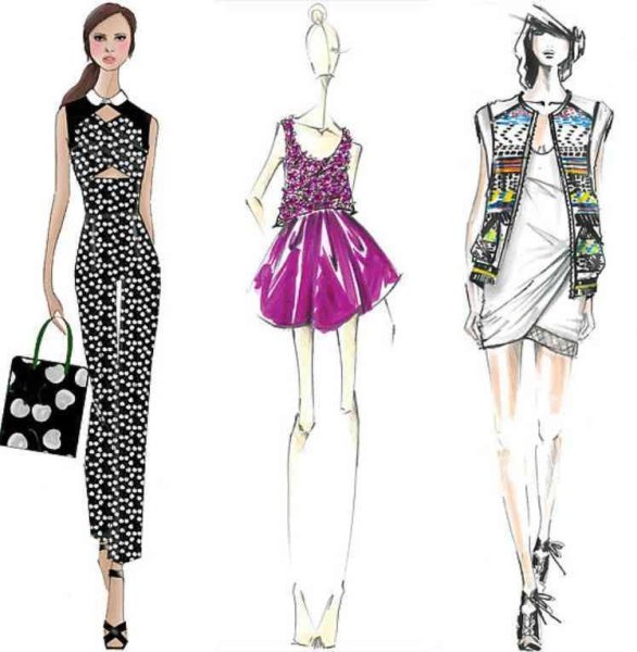 Эскизы дизайнеров