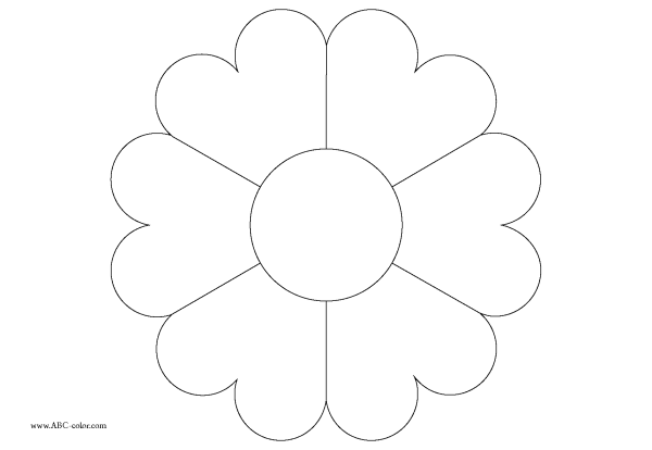 Ромашка шаблон