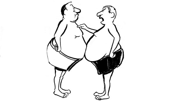 Мужик с пузом рисунок