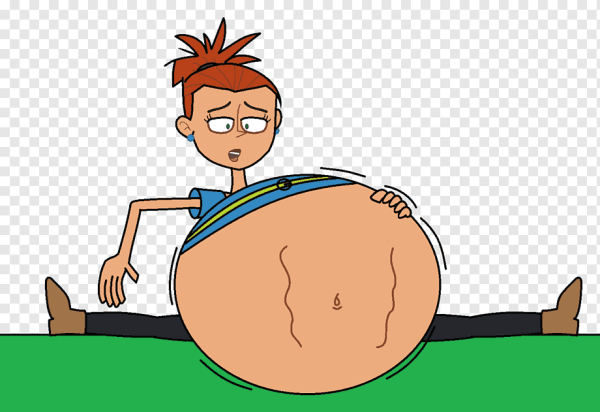 Болит живот мультяшка