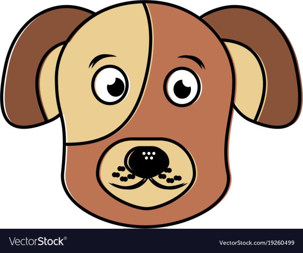 Мордочка собачки для детей