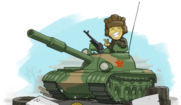 Смешной танкист