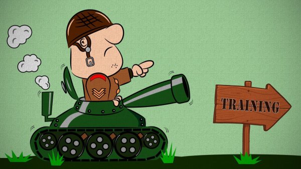 Танкист мультяшный