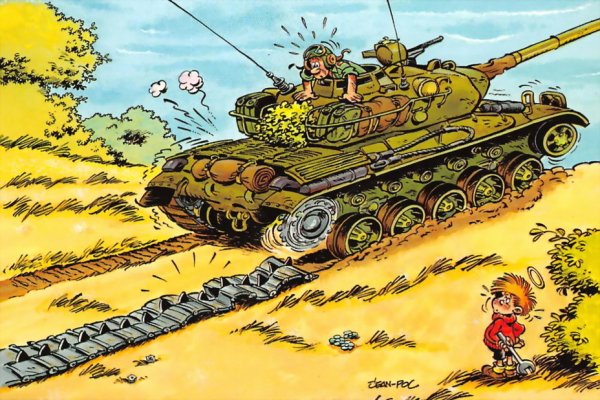 Танкист карикатура