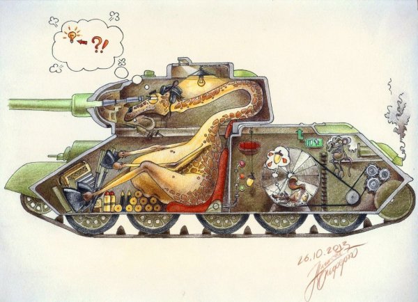 Расположение экипажа Мауса