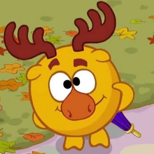 Мультфильм Смешарики скамейка